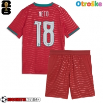 Otroške Nogometnih dresov Portugalska Pedro Neto #18 Domači SP 2026 Kratki rokavi (+ hlače)